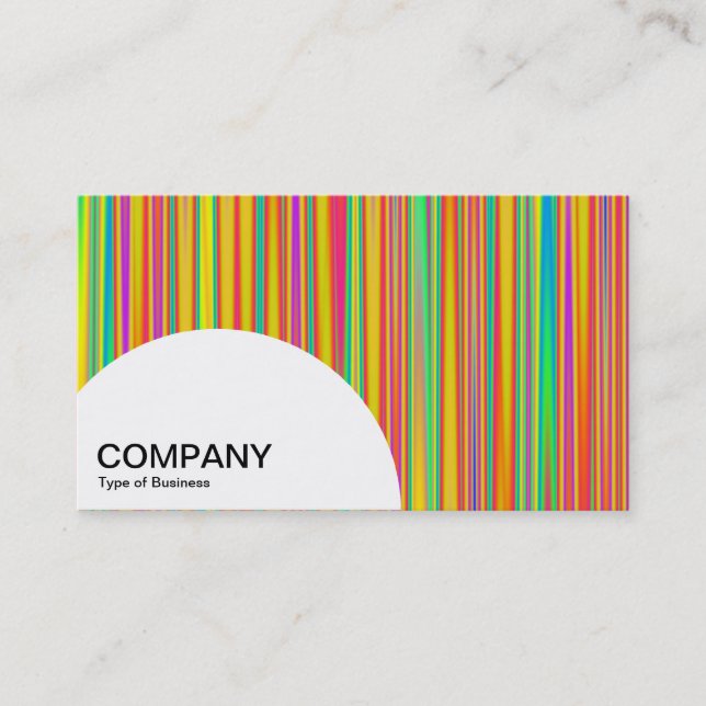 Semi-circle Panel - Abstract 120716(010) Business Card (Front)