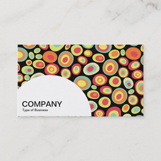 Semi-circle Panel - Abstract 220213 Business Card (Front)
