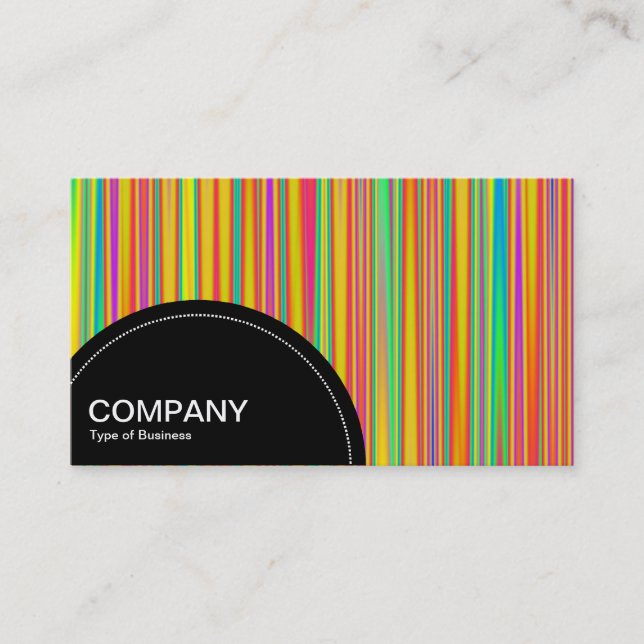 Semi-circle Panel (dots) - Abstract 120716(010) Business Card (Front)