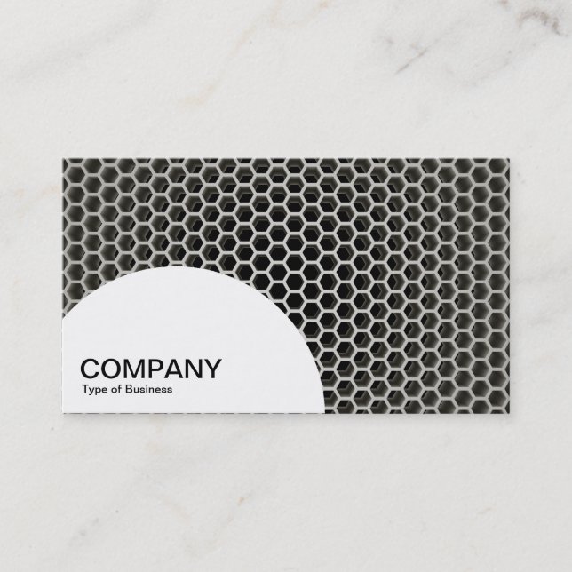 Semi-circle Panel - Honeycomb Warm Business Card (Front)