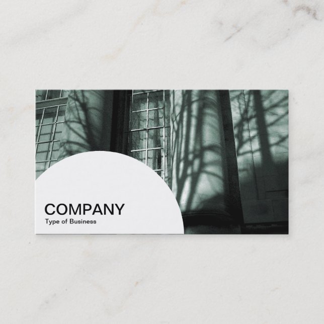 Semi-circle Panel - Museum of Shadows Business Card (Front)