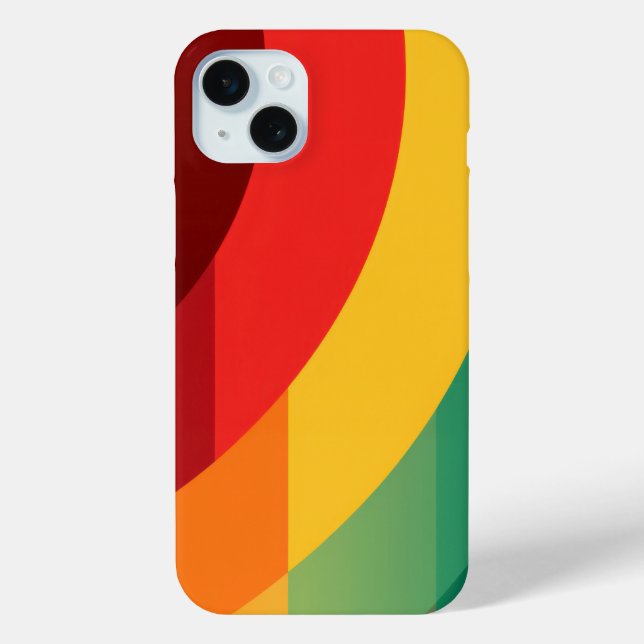 Semi circles in vivid colors Case-Mate iPhone case (Back)
