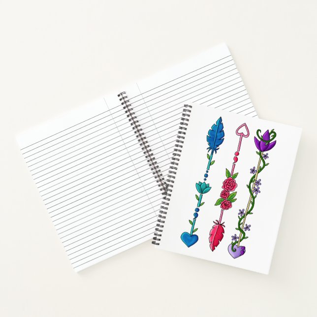 Semi Colon Arrows Notebook (Inside)