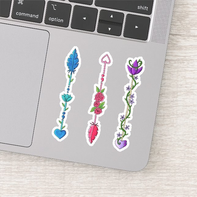 Semi Colon Arrows Sticker (Detail)