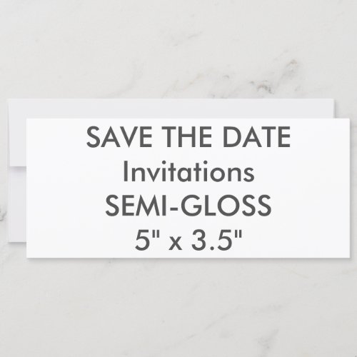 SEMI_GLOSS 110lb 925 x 4 Wedding Invitations