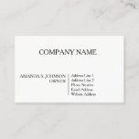 Semi Gloss Business Card