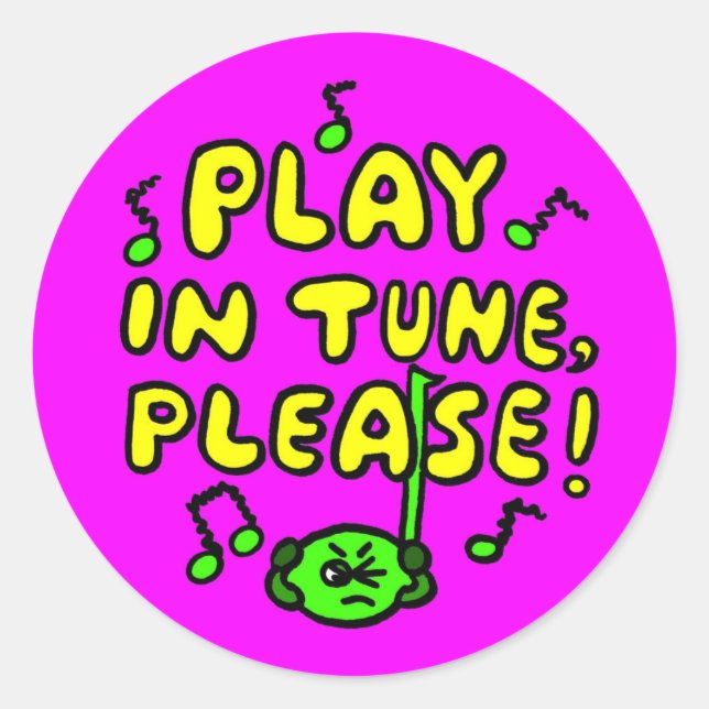 Semi-Motivational Stickers for Music Teachers (Front)