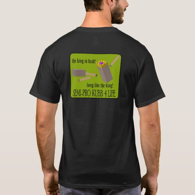 Semi-Pro Kubb T-Shirt (Back)
