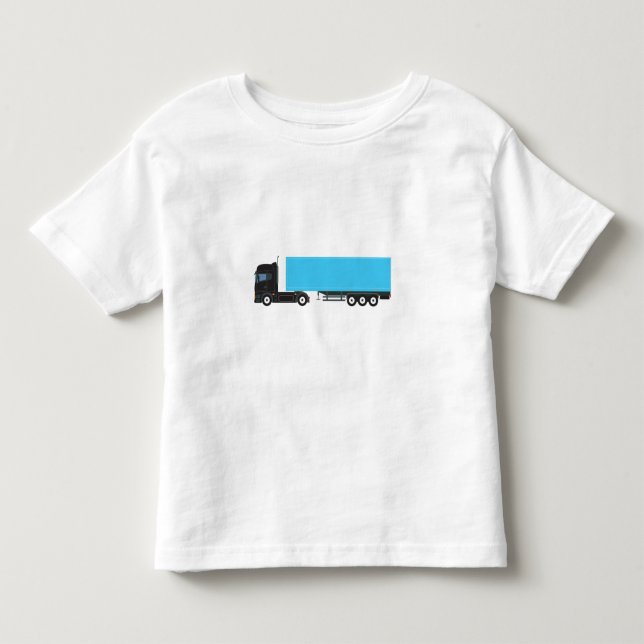 Semi-Trailer Truck Transportation Trucks Toddler T-shirt (Front)