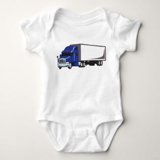 Semi Truck Baby Bodysuit