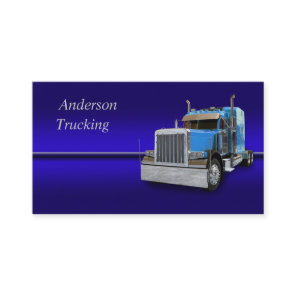 Semi Truck  Business Card