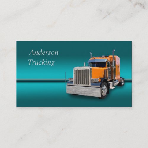 Semi Truck  Business Card