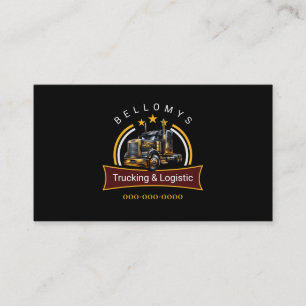 Semi Truck Business Card
