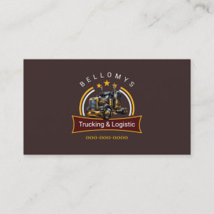Semi Truck Business Card