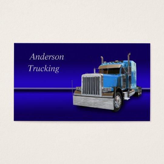 Semi Truck Business Card
