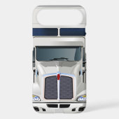 Semi Truck Cargo Case-Mate iPhone Case (Back)