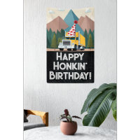Semi Truck Happy Birthday Party Funny Transport