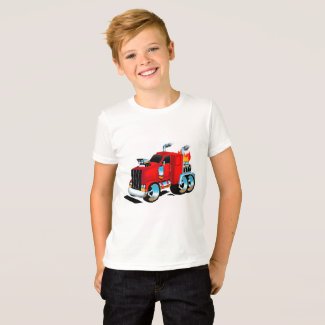 Semi Truck Tshirt for Boys