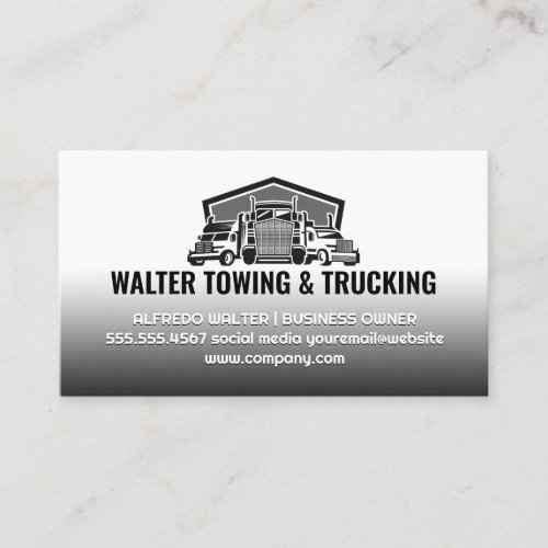 Semi Trucks | Big Rig | 18 Wheelers Business Card