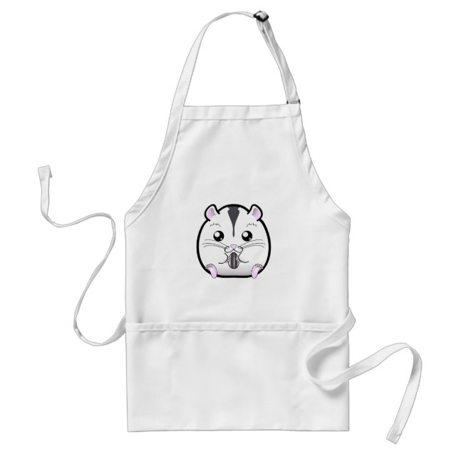 Semi White Russian Dwarf Hamster Adult Apron (Front)