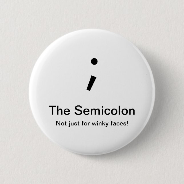 Semicolon Button (Front)