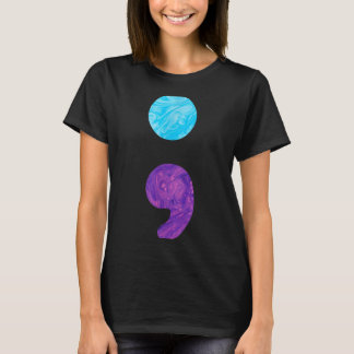 Semicolon depression prevention awareness week T-Shirt