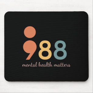 Semicolon Mental Health Problems Suicide Preventio Mouse Pad