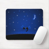Semicolon Mouse Pad (With Mouse)
