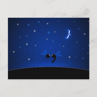 Semicolon Postcard