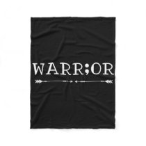 Semicolon Suicide Awareness  Fleece Blanket