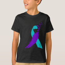 Semicolon Suicide Awareness Ribbon  T-Shirt