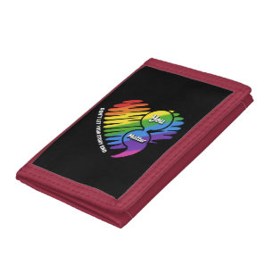 Semikolon LGBTQ Suicide Prevention Mental Health Tri-fold Wallet