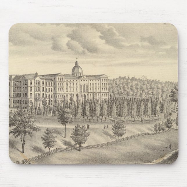 Seminary of St Francis of Sales, Milwaukee Co Wis Mouse Pad (Front)