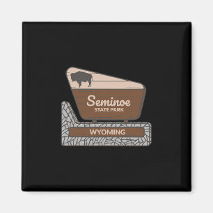 Seminoe State Park Wyoming Welcome Sign Vacation Magnet