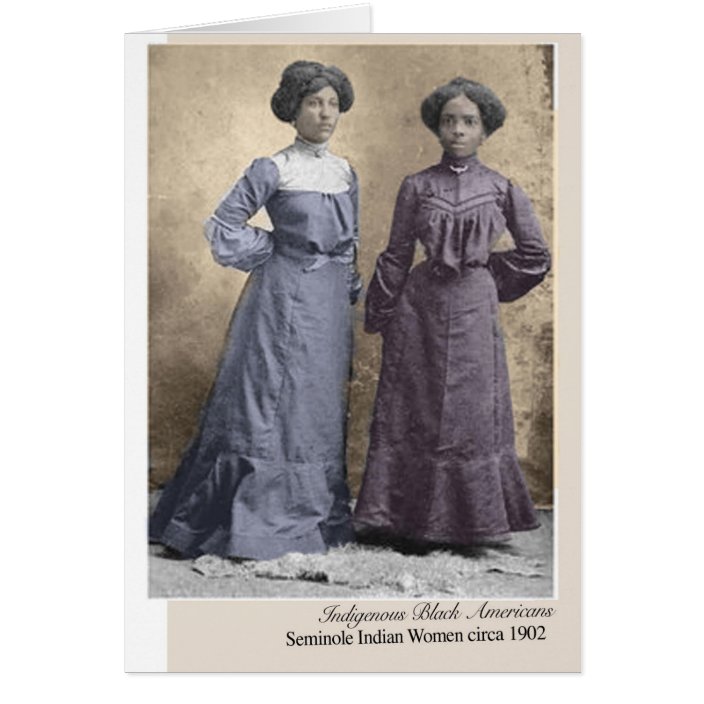 Seminole Indian Ladies Vintage Native Americans Zazzle Com