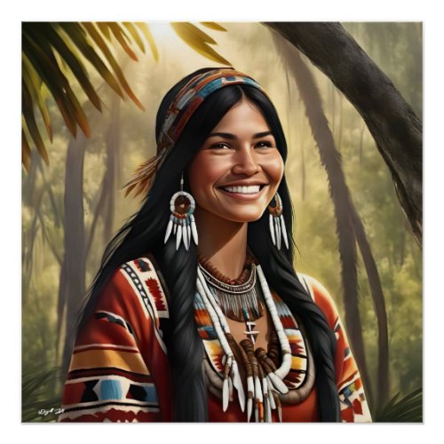 Seminole Woman Poster
