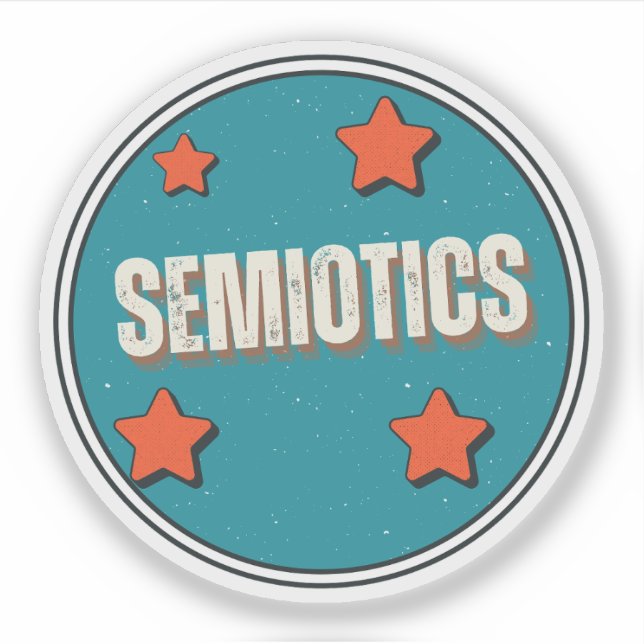 Semiotics Sticker (Front)