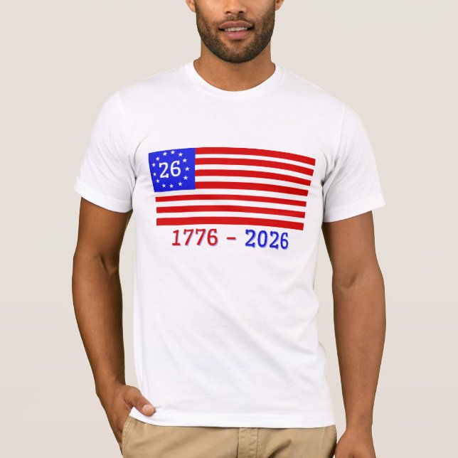 SEMIQUINCENTENNIAL: 1776 - 2026 T-Shirt (Front)