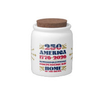 Semiquincentennial 250 America 2026 Candy Jar