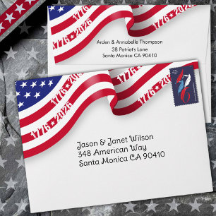 Semiquincentennial 4th Of July Celebration Envelope