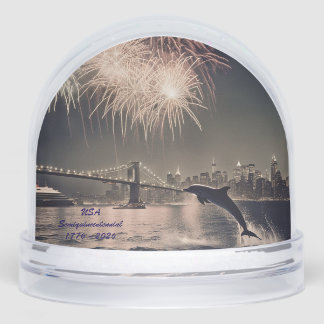 Semiquincentennial Snow Globe