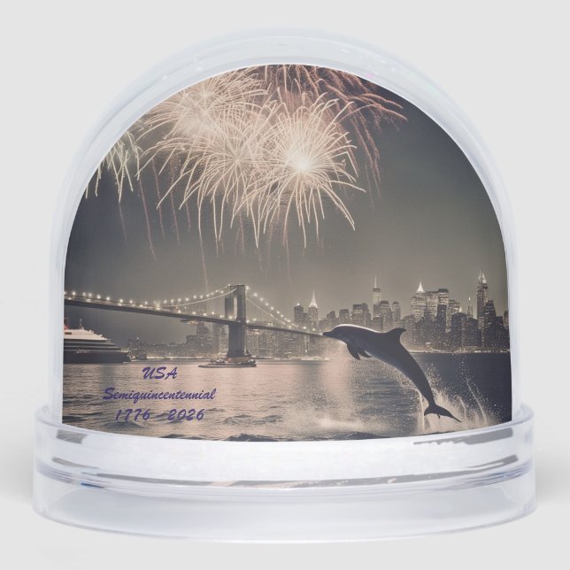 Semiquincentennial Snow Globe (Front)