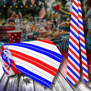 Semiquincentennial Stars & Stripes 250th Neck Tie