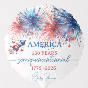 Semiquincentennial USA 250 Baby shower Balloon