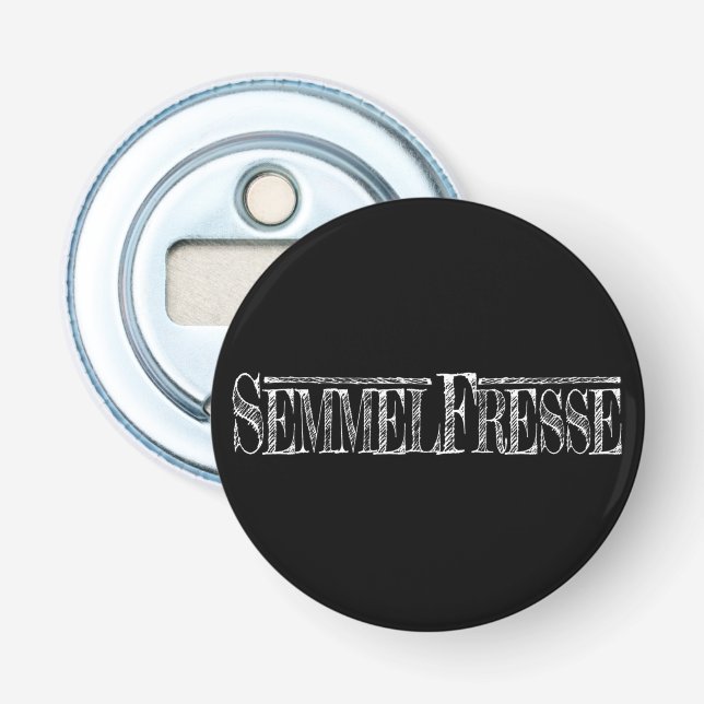 Semmelfresse - weiß bottle opener (Front)