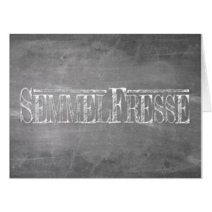 Semmelfresse - weiß card