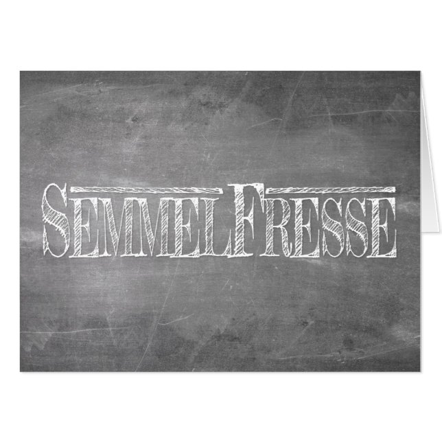 Semmelfresse - weiß card (Front Horizontal)