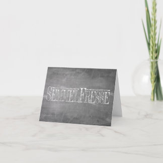 Semmelfresse - weiß card