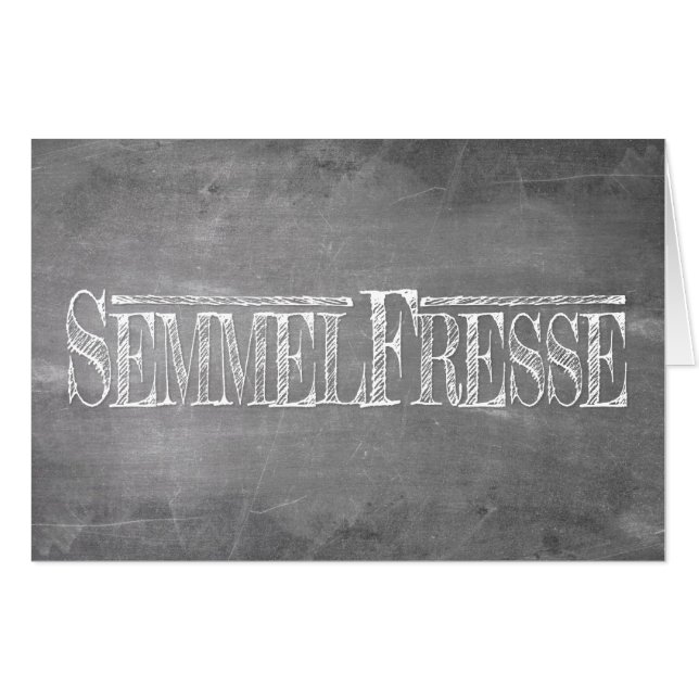 Semmelfresse - weiß card (Front Horizontal)