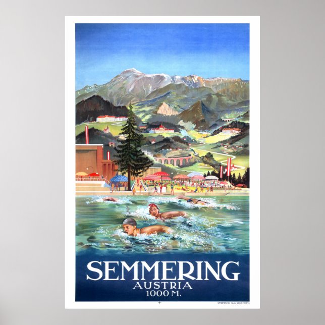 Semmering Austria Vintage Poster 1928 (Front)